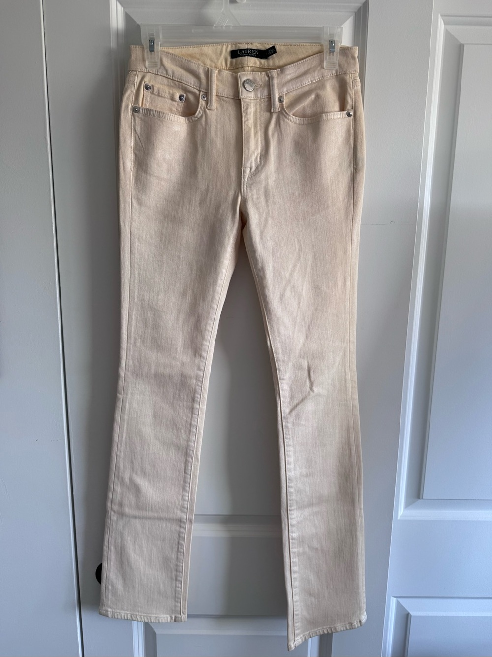 Ralph Lauren Pale Cream Jeans